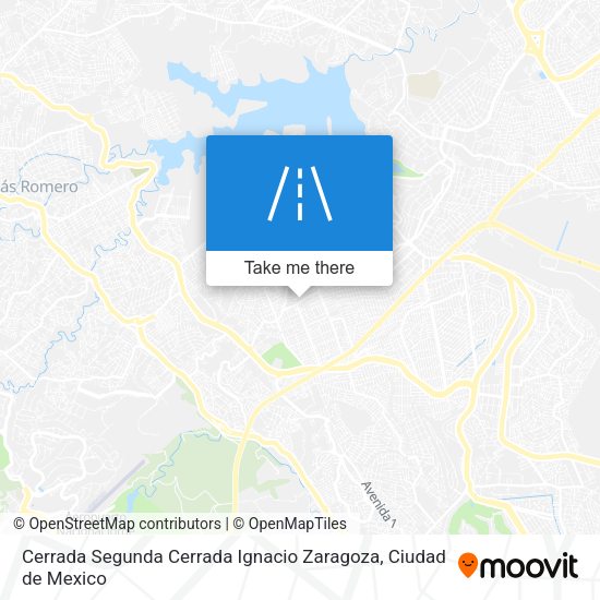 Cerrada Segunda Cerrada Ignacio Zaragoza map