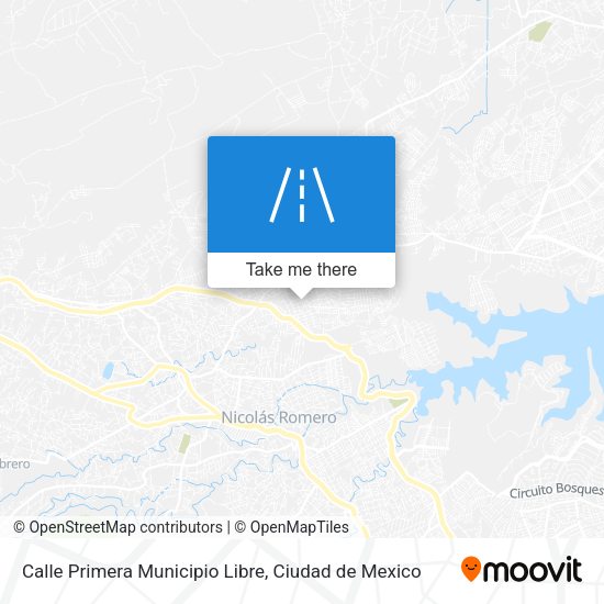 Calle Primera Municipio Libre map
