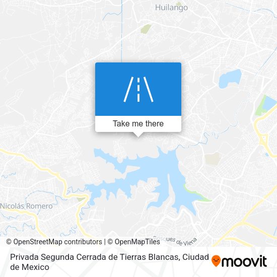 Privada Segunda Cerrada de Tierras Blancas map