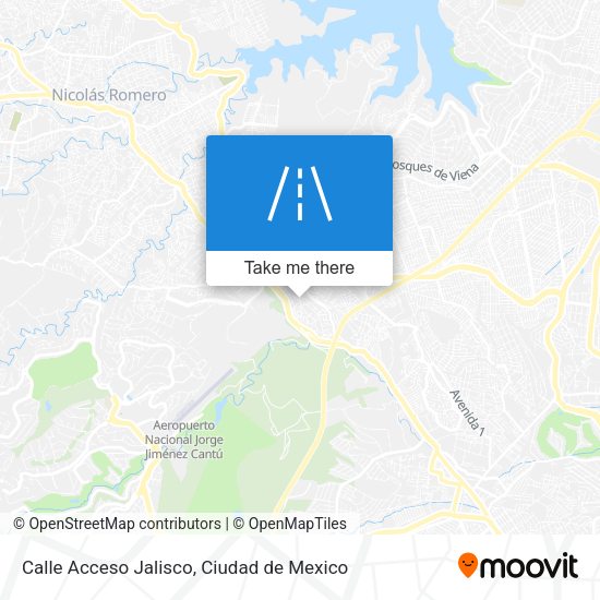 Mapa de Calle Acceso Jalisco