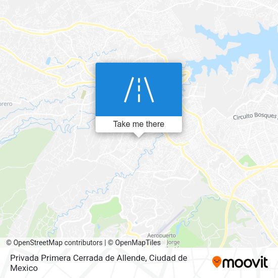 Privada Primera Cerrada de Allende map