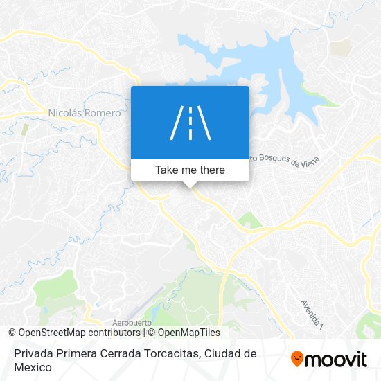 Privada Primera Cerrada Torcacitas map