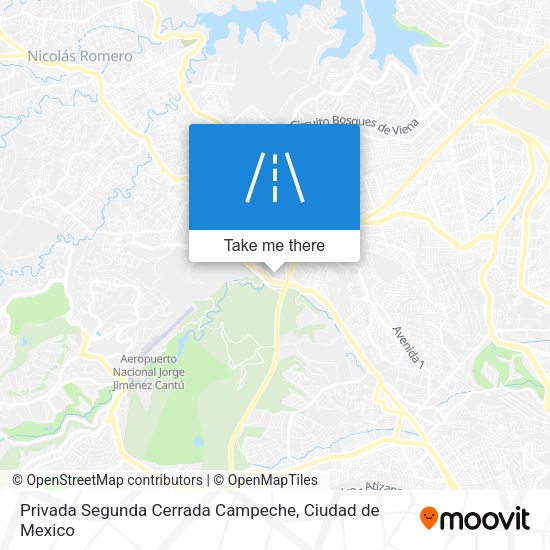 Privada Segunda Cerrada Campeche map