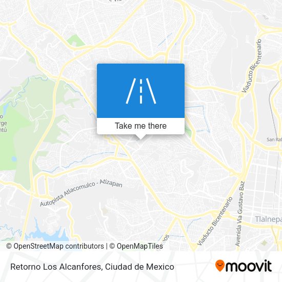 Retorno Los Alcanfores map