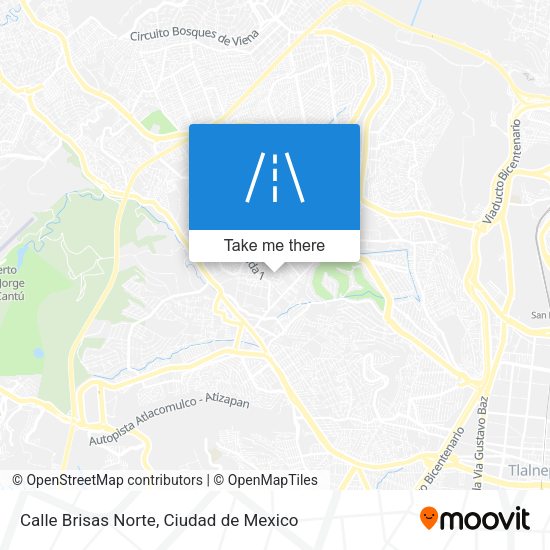 Calle Brisas Norte map