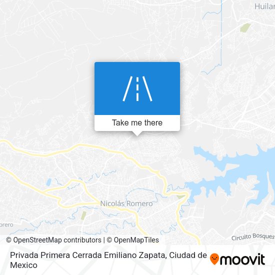 Privada Primera Cerrada Emiliano Zapata map