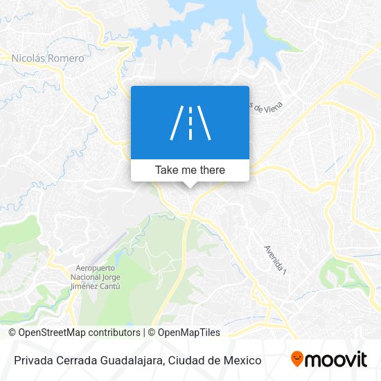 Privada Cerrada Guadalajara map