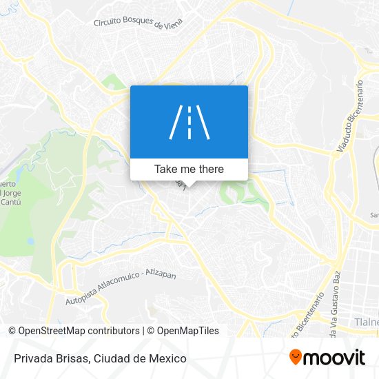 Privada Brisas map