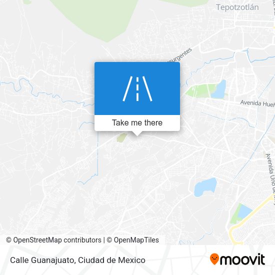 Calle Guanajuato map