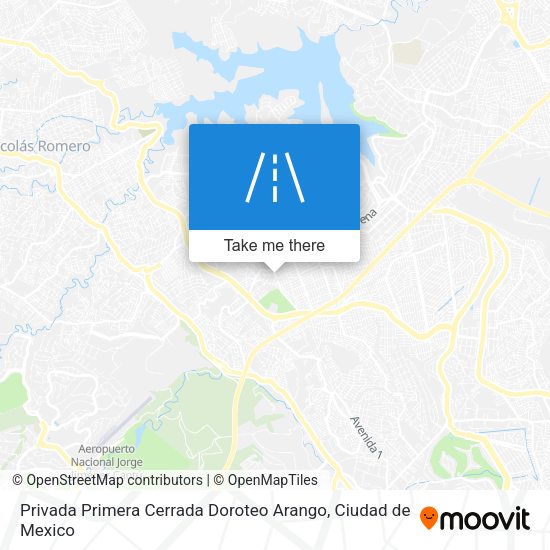 Mapa de Privada Primera Cerrada Doroteo Arango