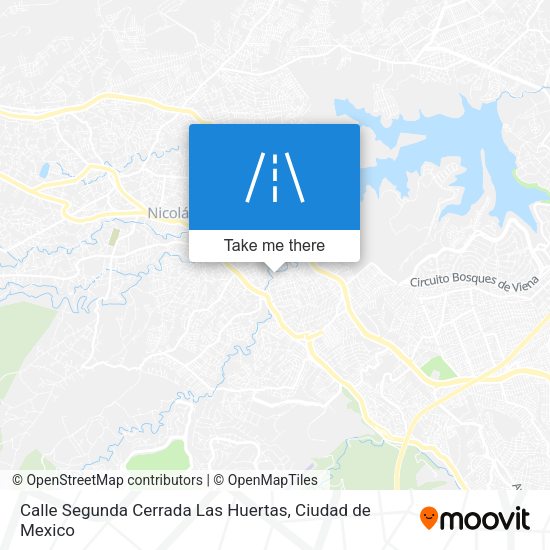 Calle Segunda Cerrada Las Huertas map