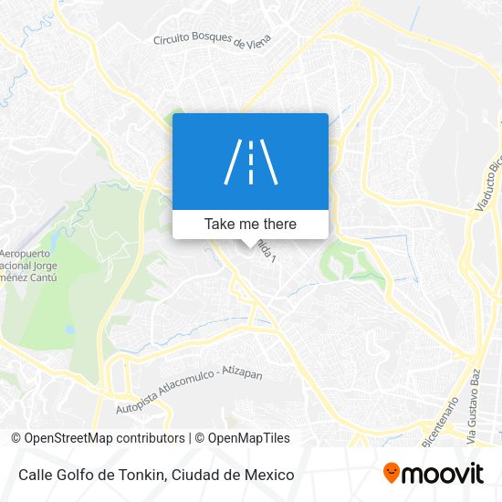 Mapa de Calle Golfo de Tonkin