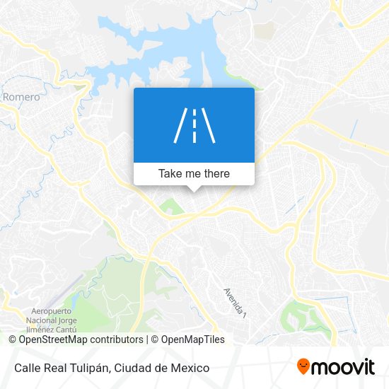 Calle Real Tulipán map