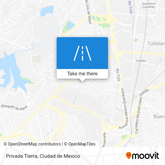 Privada Tierra map