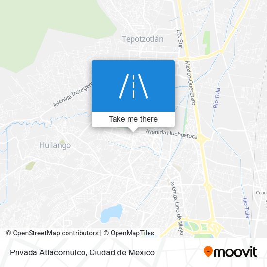 Privada Atlacomulco map