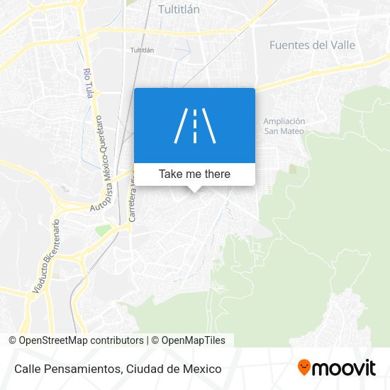 Calle Pensamientos map