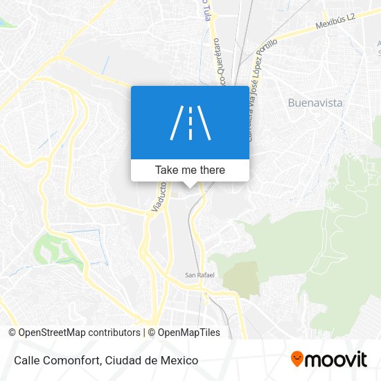Calle Comonfort map