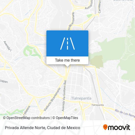 Privada Allende Norte map