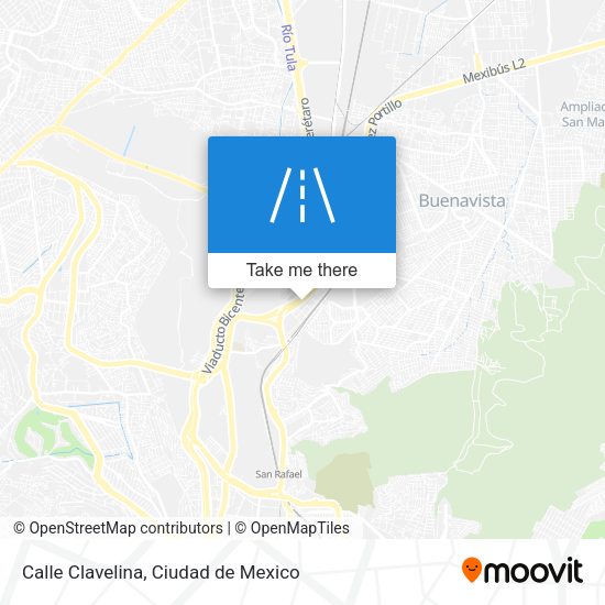 Calle Clavelina map