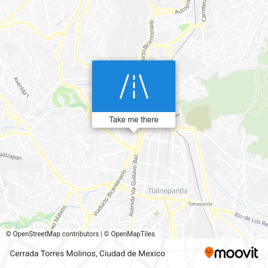 Mapa de Cerrada Torres Molinos