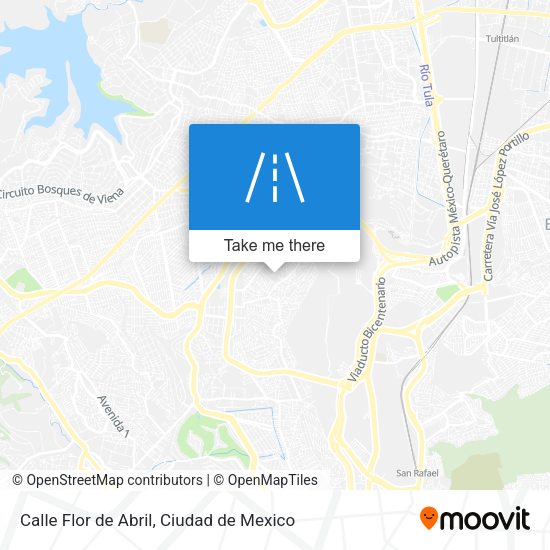 Mapa de Calle Flor de Abril
