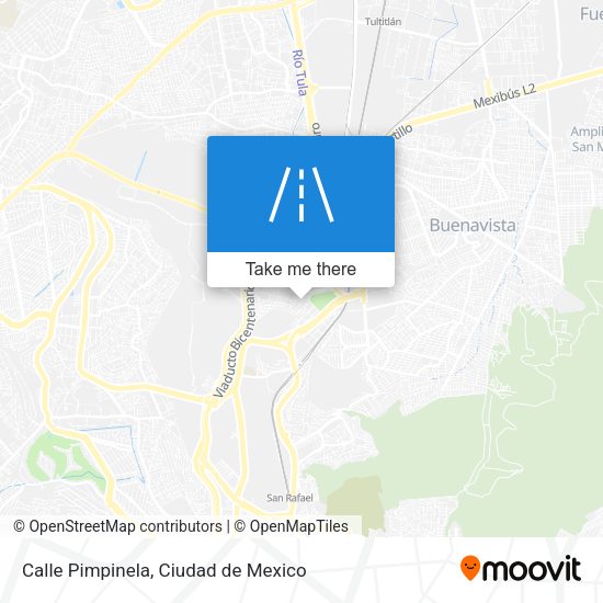 Calle Pimpinela map