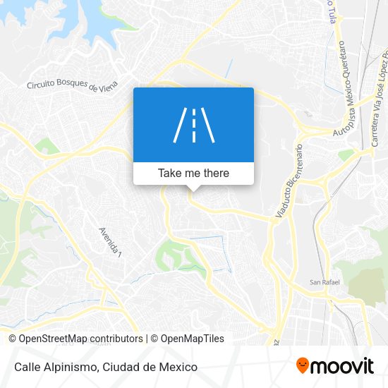 Calle Alpinismo map