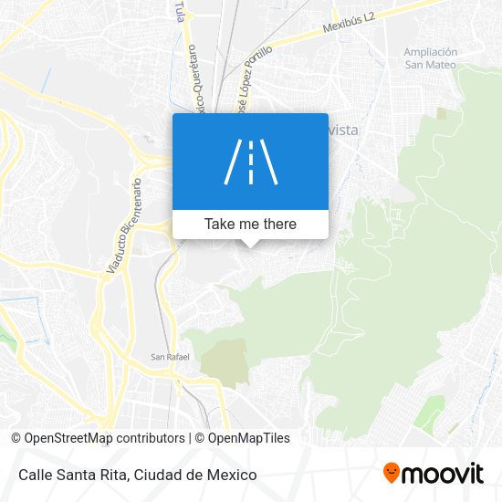Calle Santa Rita map