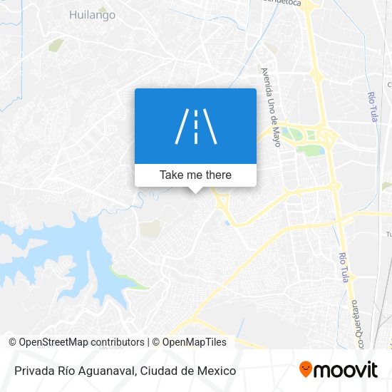 Privada Río Aguanaval map