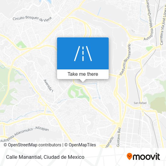 Mapa de Calle Manantial