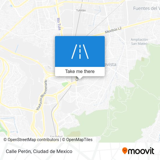 Calle Perón map
