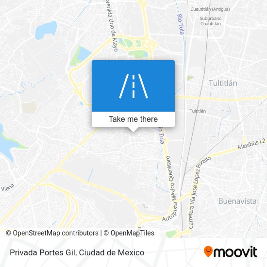 Privada Portes Gil map