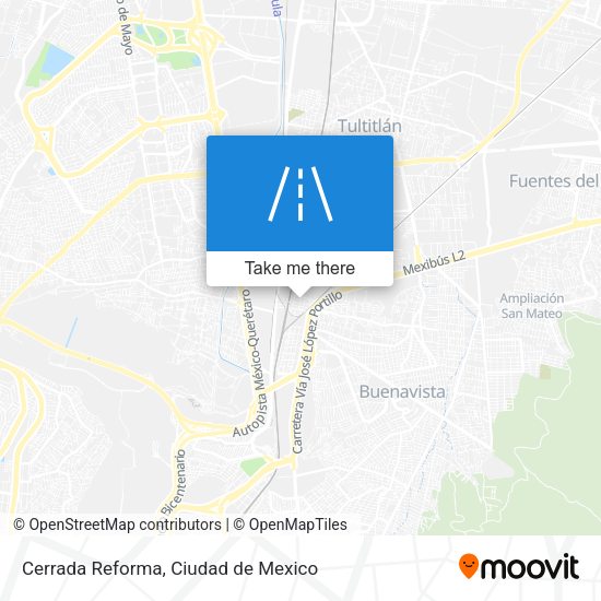 Cerrada Reforma map