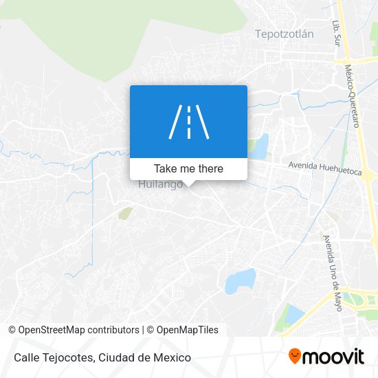 Calle Tejocotes map