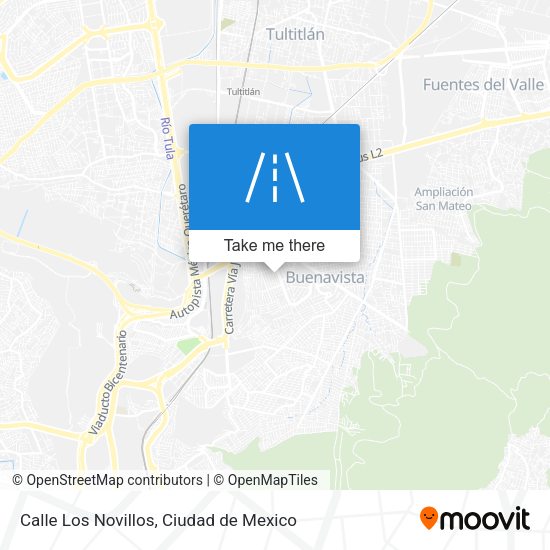 Mapa de Calle Los Novillos