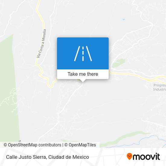 Mapa de Calle Justo Sierra