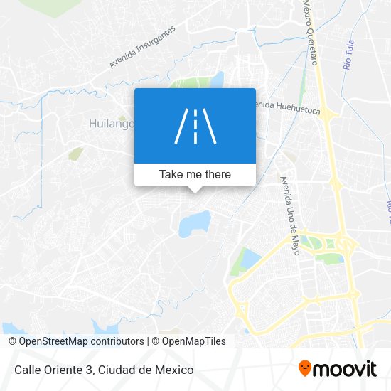 Calle Oriente 3 map