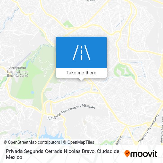 Privada Segunda Cerrada Nicolás Bravo map