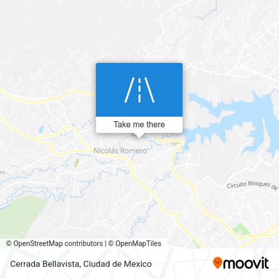 Cerrada Bellavista map