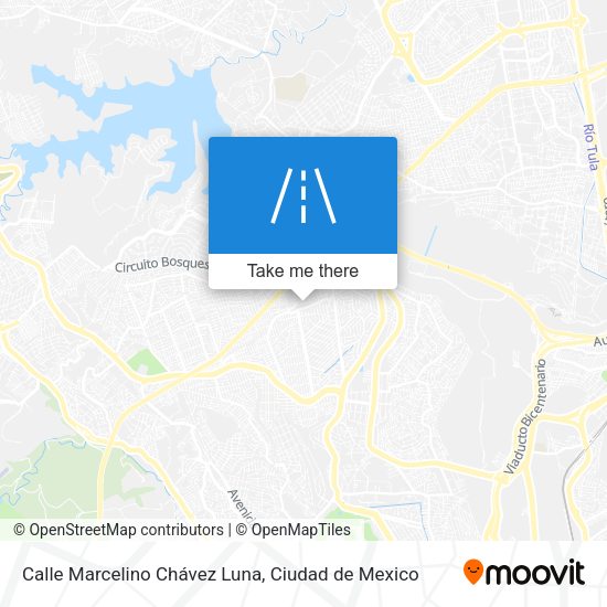 Mapa de Calle Marcelino Chávez Luna