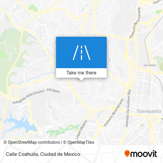 Mapa de Calle Coahuila