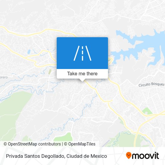 Privada Santos Degollado map