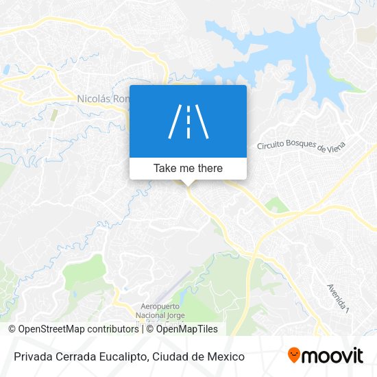 Mapa de Privada Cerrada Eucalipto