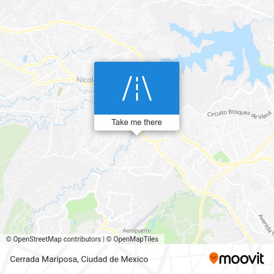 Cerrada Mariposa map