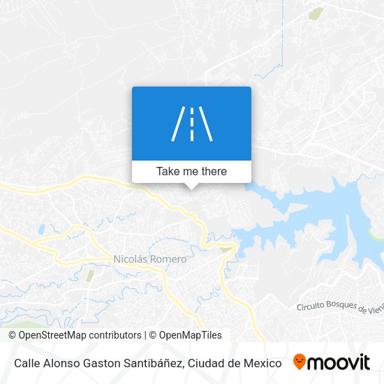 Mapa de Calle Alonso Gaston Santibáñez