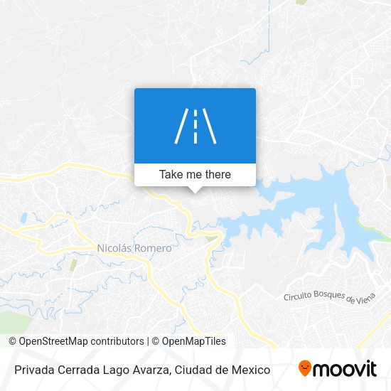 Mapa de Privada Cerrada Lago Avarza