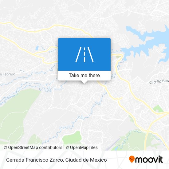 Cerrada Francisco Zarco map