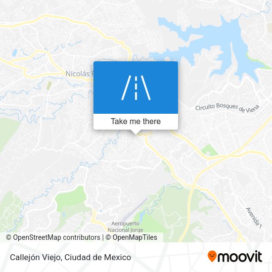 Callejón Viejo map