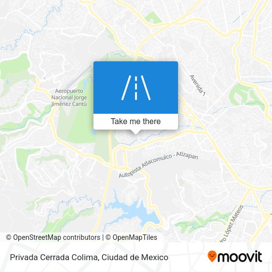 Privada Cerrada Colima map
