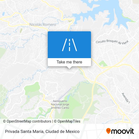 Mapa de Privada Santa María